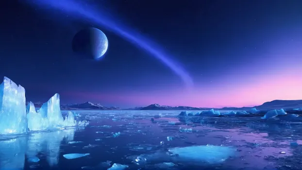 00075_blue_Landscape_from_a_extrasolar_ice_1.5_planet.in_the_evening_after_sunset_with_a_starry_sky_nebula_aurora.Since_fictio.webp