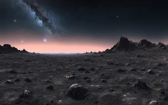 00005-Dry_Landscape_from_a_extrasolar_planet_in_the_evening_after_sunset_with_a_Anthracite_1.5_starry_sky_and_some_nebulas.Since_fi.webp