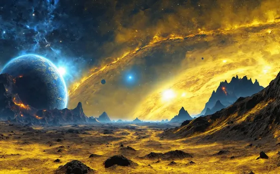 00024-A_vast_active_vulcano_landscape_of_an_extrasolar_planet.blue_and_yellow_1.5_starry_sky_nebula.Since_fiction_scene.webp