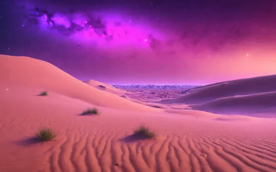 00065-landscape_of_an_extrasolar_sand_and_desert_with_dunes.just_after_sunset_with_a_purple_starry_sky.Nebula_and_aurora.masterpi.webp