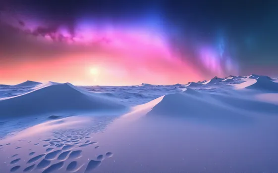 00074-landscape_of_an_very_cold_and_dry_ice_desert_with_snow_dunes.just_after_sunset_with_a_starry_sky.Nebula_and_aurora.since_f.webp