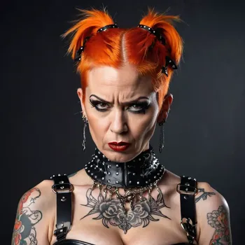 00052-Portrait_photo_of_a_beautiful_angry_looking_mad_slim_Australian_50_year_old_woman_orange_colored_short_pigtails_Unconve.webp