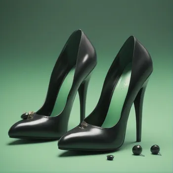 00047-A_pair_of_black_high_heel_pumps_with_a_green_plateau_bluckles_and_some_thin_decorations_lora_LatexID-Ai_Heels_0.75.webp