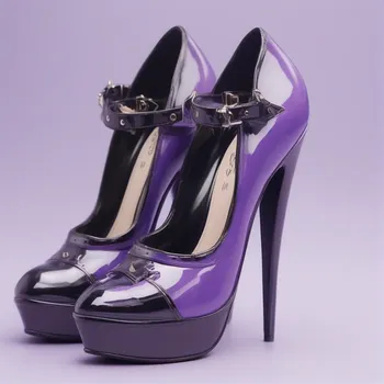 00065-A_pair_of_shiny_purple_black_high_heel_pumps_with_high_plateau_open_toes_and_some_metal_spikes_lora_LatexID-Ai_Heels_0.75.webp