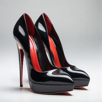 00155-A_pair_of_black_high_heel_pumps_with_plateau_inside_there_are_red_the_heel_is_made_of_metal_lora_LatexID-Ai_Heels_0.75.webp